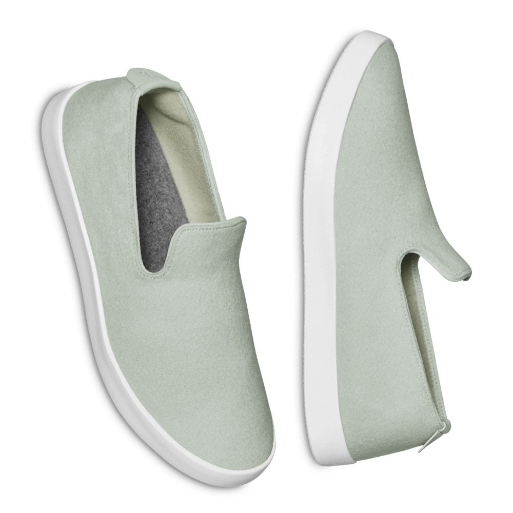 Allbirds Women\'s Slip-Ons Mint - Wool Loungers - 54708AVJT